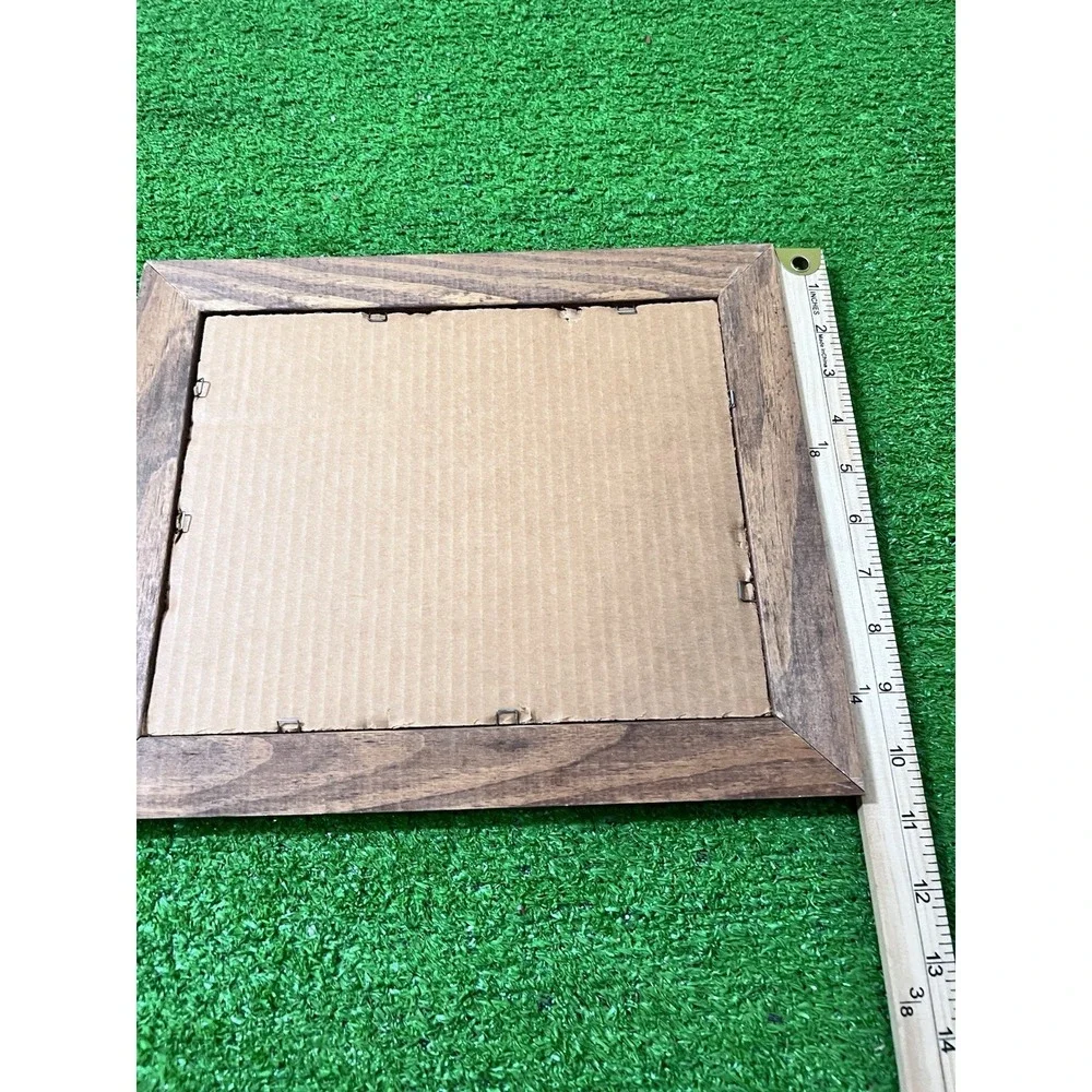 Vintage Texas A&M Framed Photo 12X12 Aggie Band 1984 Halftime‎ Kyle Field Wooden
